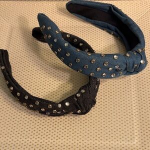 Fashion Unbranded Headbands..Denim & Black